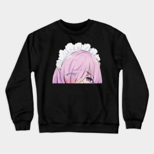 Mashu Kyrielight Face Anime vinyl sticker Crewneck Sweatshirt